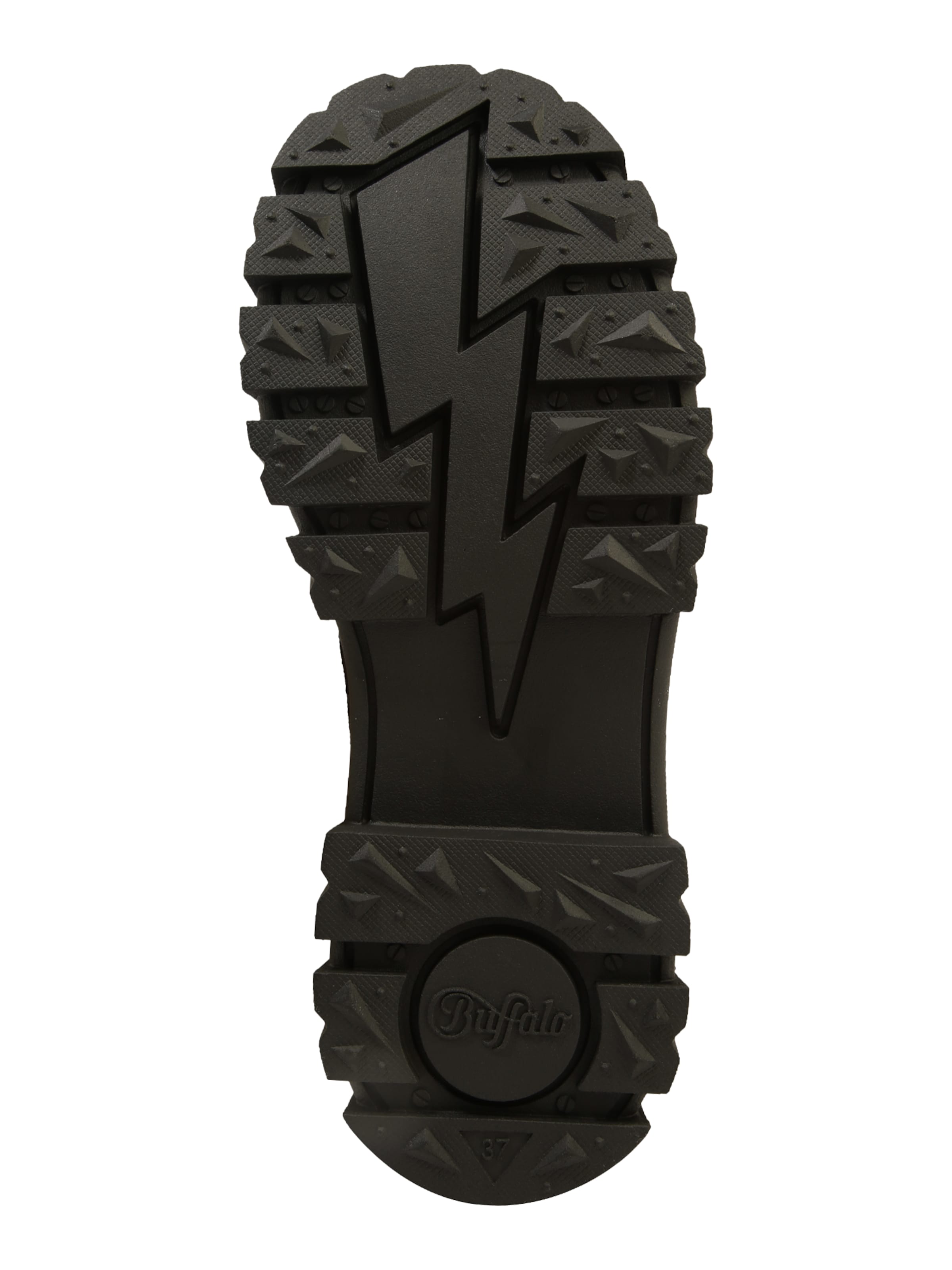 BUFFALO - Botim com fivela 'Aspha' em preto