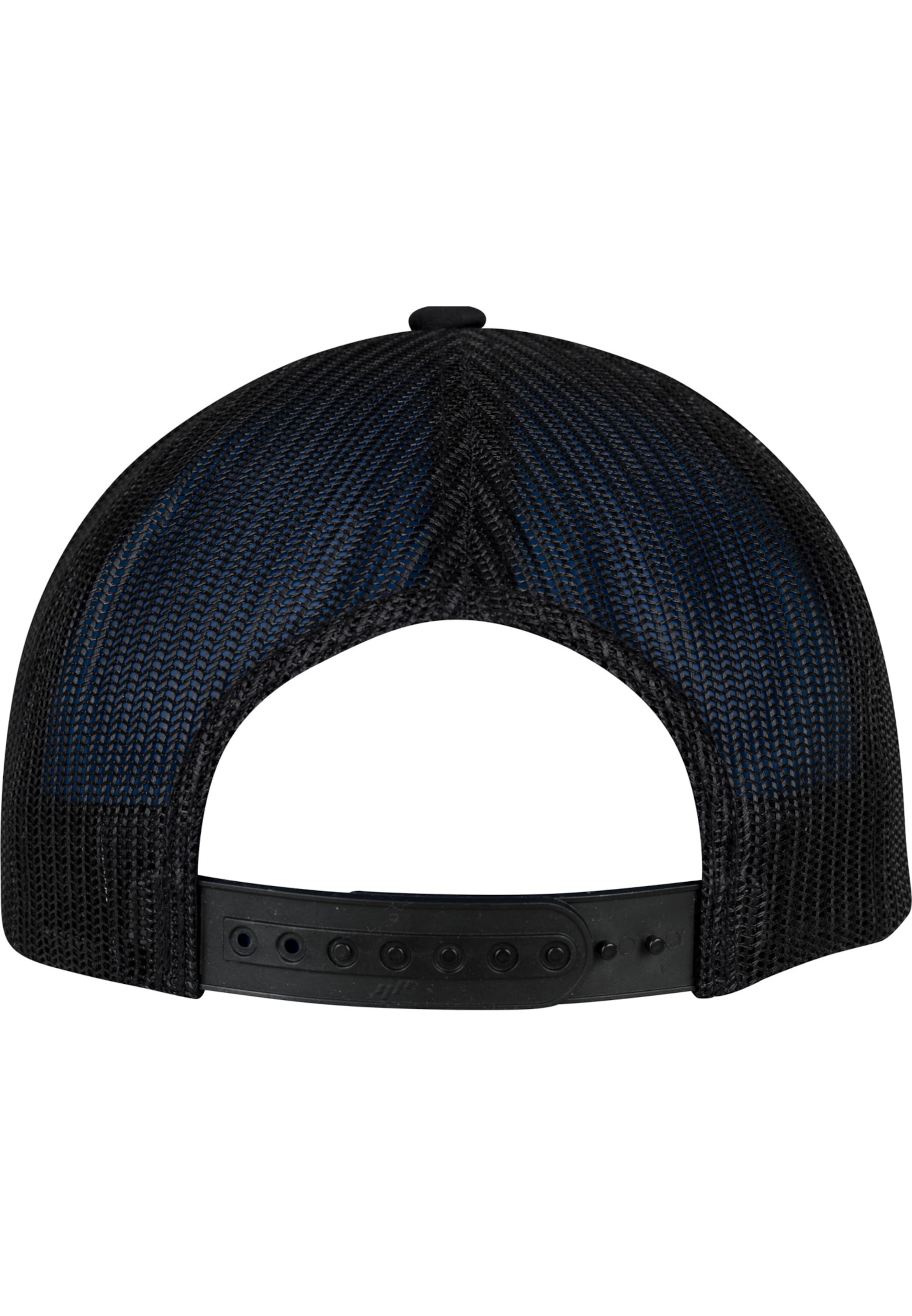 Flexfit Cap 'Foam Trucker Curved Visor' in Schwarz