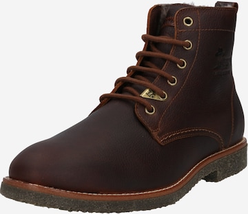 PANAMA JACK Lace-Up Boots 'Glasgow' in Brown: front