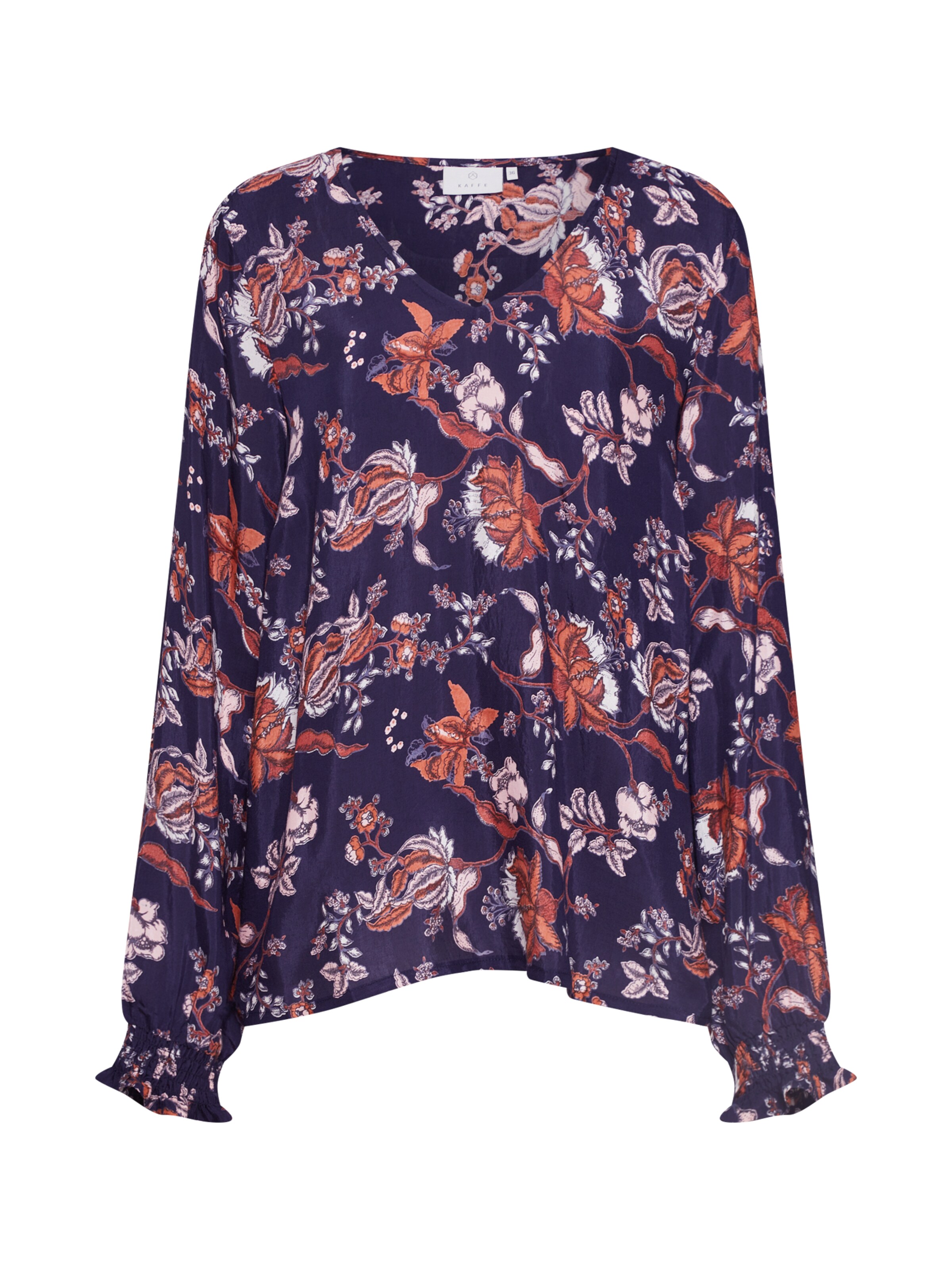 Kaffe - Blouse 'KAmalina' in de kleur Donkerblauw