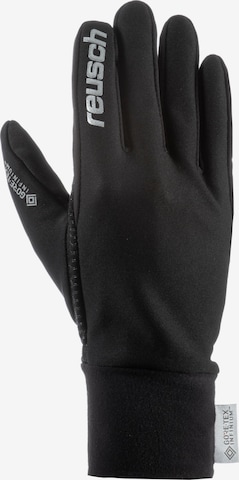 REUSCH Athletic Gloves 'Karayel' in Black: front