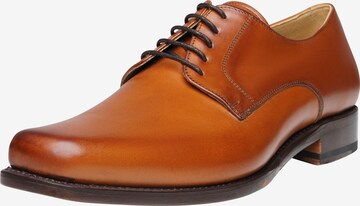 SHOEPASSION Lace-Up Shoes 'No. 5572' in Brown: front