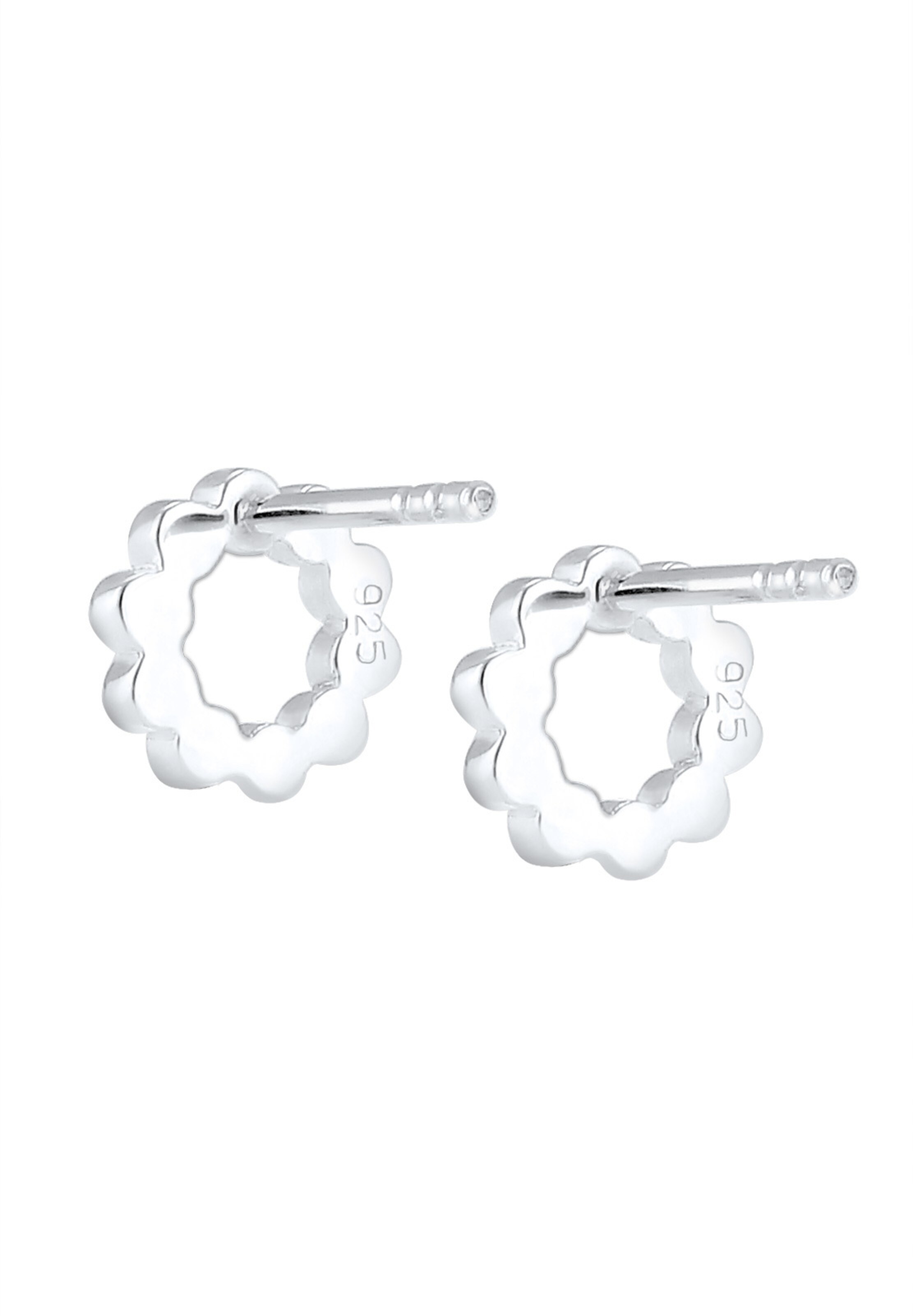 ELLI Earrings 'Kreis' in Silver