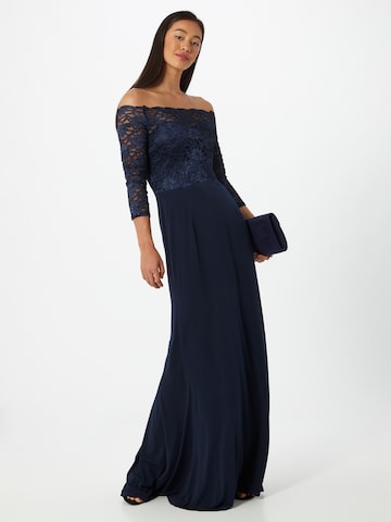 Robe de soirée SWING en bleu