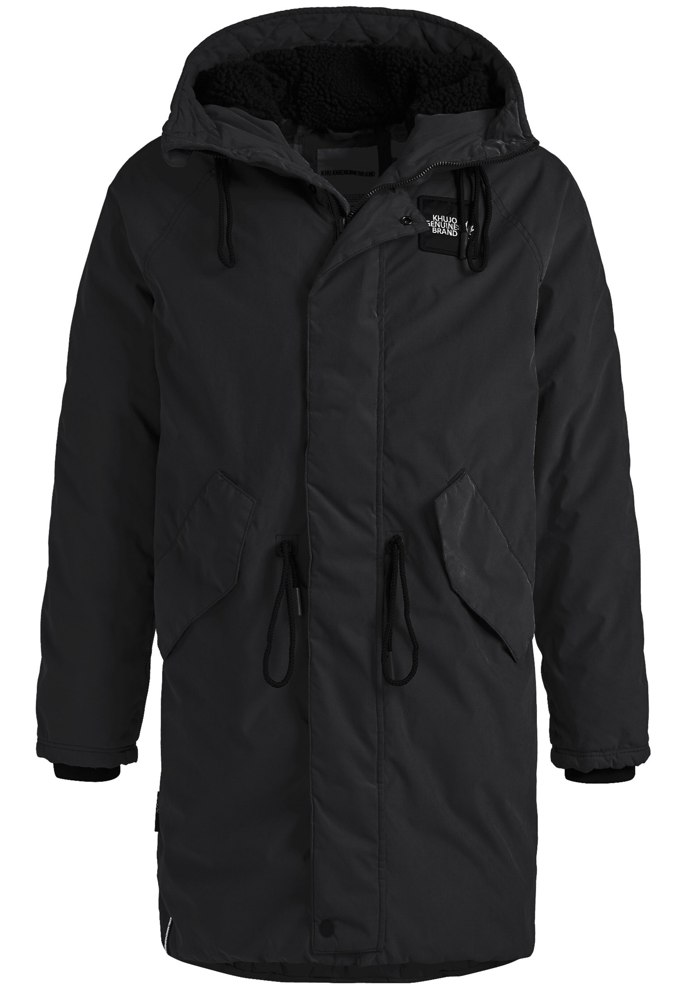 khujo - Winterparka 'HOOK' in de kleur Zwart