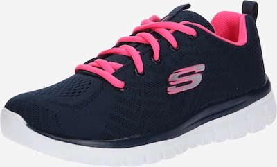 SKECHERS Sneaker low 'Graceful Get Connected' i navy / grå / pink, Produktvisning