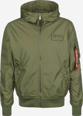 ALPHA INDUSTRIES Jacke 'MA-1 LW' in Grün: predná strana