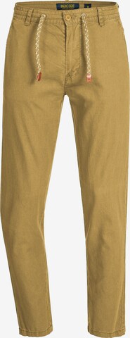 Regular Pantalon 'Veneto' INDICODE JEANS en beige : devant