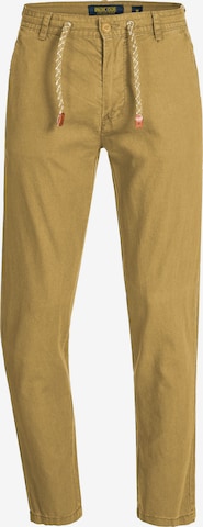 Regular Pantalon 'Veneto' INDICODE JEANS en beige : devant