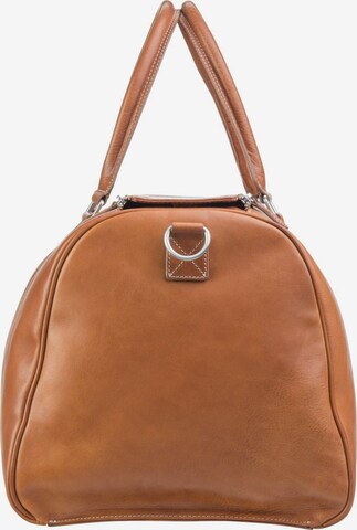 LEONHARD HEYDEN Travel Bag 'Bergamo' in Brown