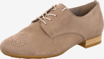 GABOR Lace-Up Shoes in Brown: front