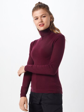 VERO MODA Sweter 'VMHappy' w kolorze czerwony: przód