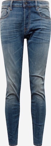 G-Star RAW Slimfit Jeans in Blauw: voorkant