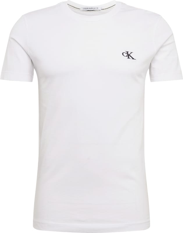 Calvin Klein Jeans Regular Fit Shirt 'Essential' in Weiß CB8954