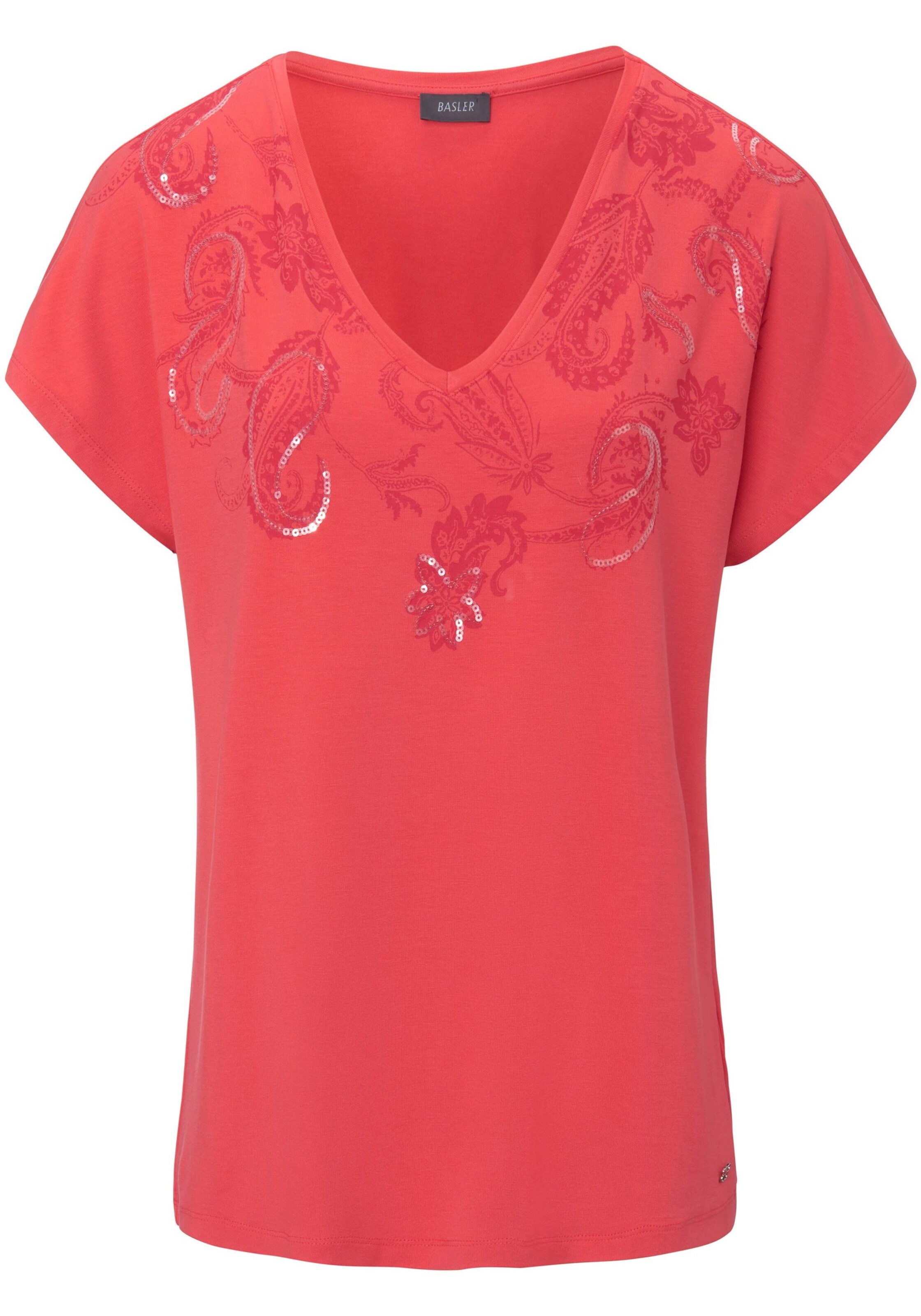 Basler - Shirt in de kleur Koraal