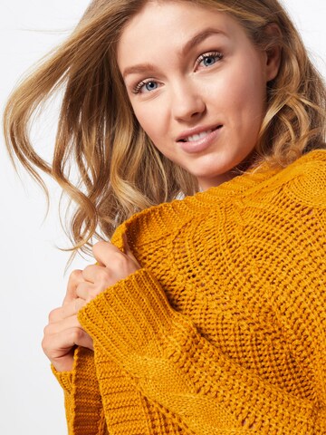 ABOUT YOU Knit Cardigan 'Saphira' in Yellow