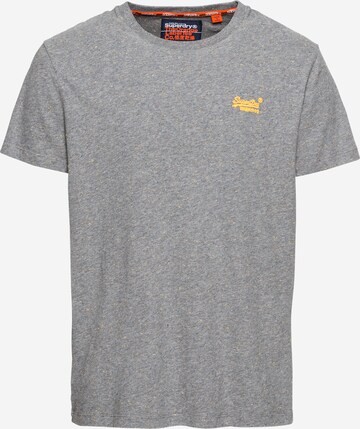 T-Shirt 'ORANGE LABEL VNTGE EMB TEE' Superdry en gris