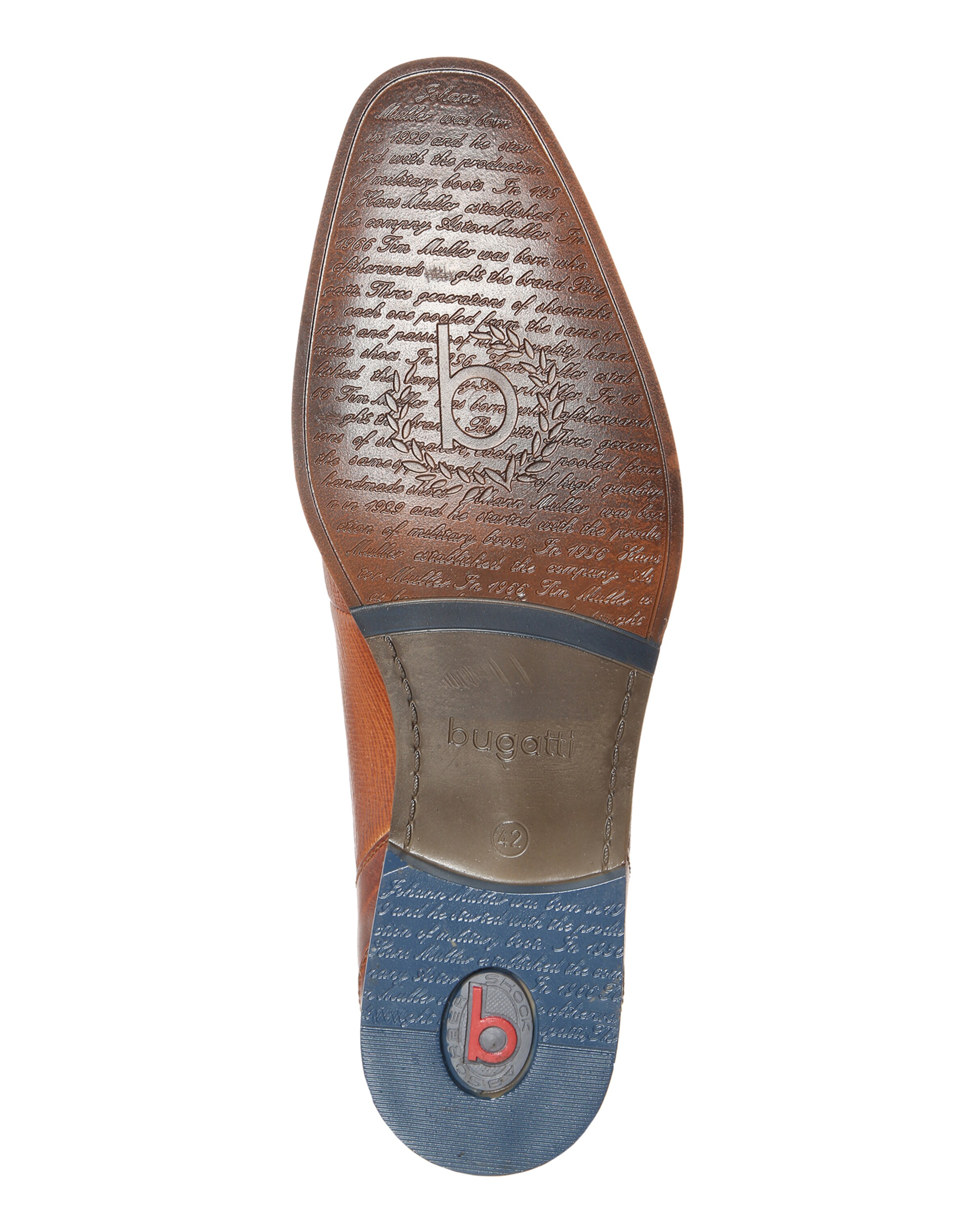 bugatti Schnürschuh in Braun