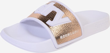 Superdry Mules 'Eva' in Gold: front