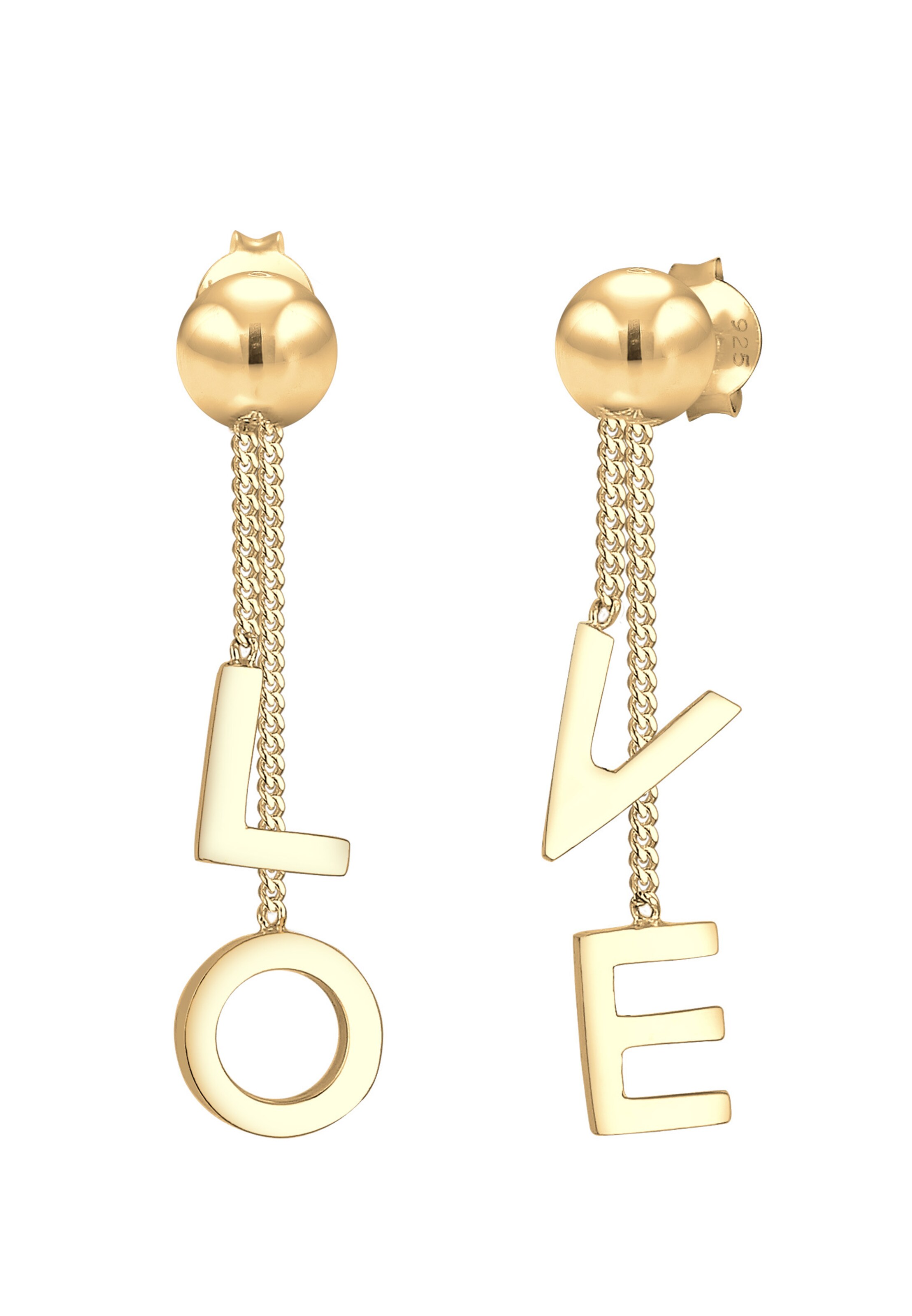 ELLI Ohrringe in Gold: Vorderseite