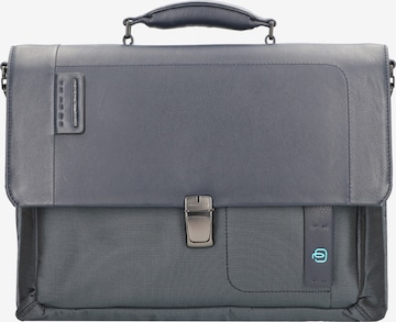 Borsa portadocumenti di Piquadro in blu: frontale