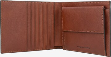 Piquadro Wallet 'Blue Square' in Brown