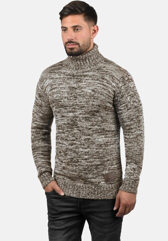 !Solid Sweater 'Philaremo' in Brown: front
