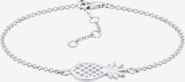 ELLI Armband 'Ananas' in Zilver: voorkant