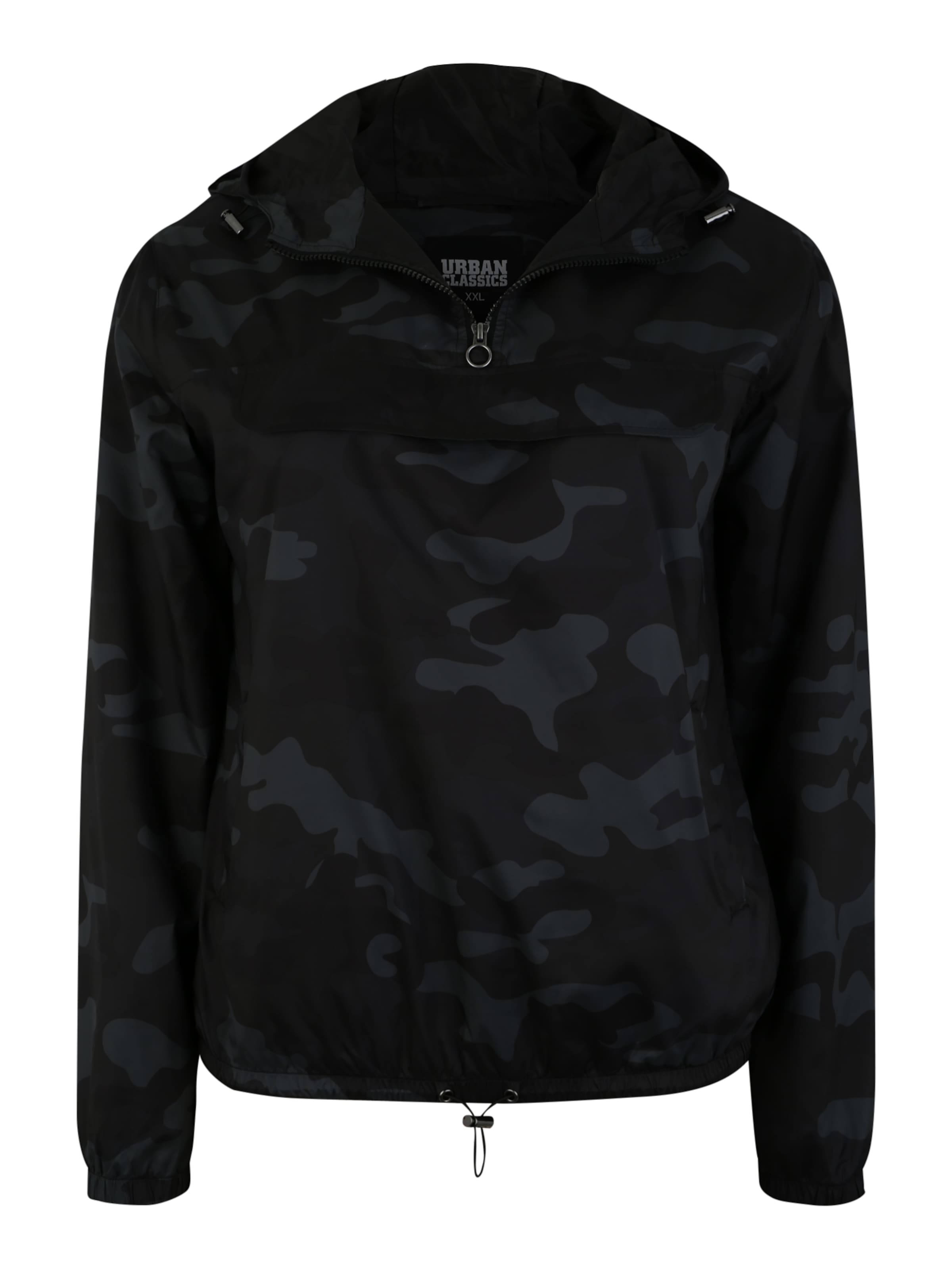 Urban Classics Jacke in anthrazit / schwarz, Produktansicht