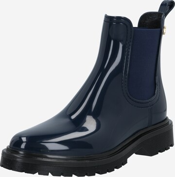 LEMON JELLY Rubber Boots 'Block' in Blue: front