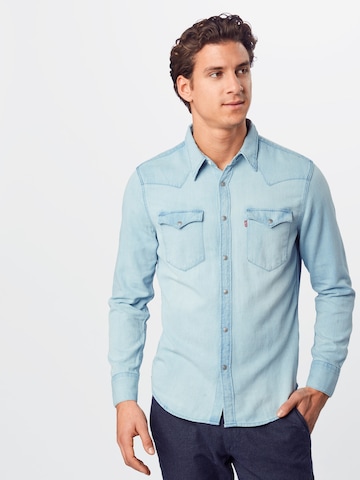 LEVI'S ® Regular fit Риза 'BARSTOW WESTERN STANDARD' в синьо: отпред