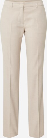 Regular Pantalon à plis s.Oliver BLACK LABEL en beige : devant