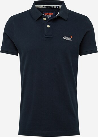 T-Shirt Superdry en bleu : devant