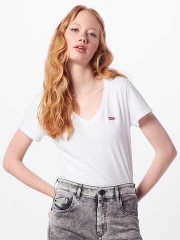 LEVI'S ® Μπλουζάκι 'Perfect Vneck' σε λευκό: μπροστά