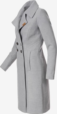 NAVAHOO Between-Seasons Coat 'Wooly' in Grey