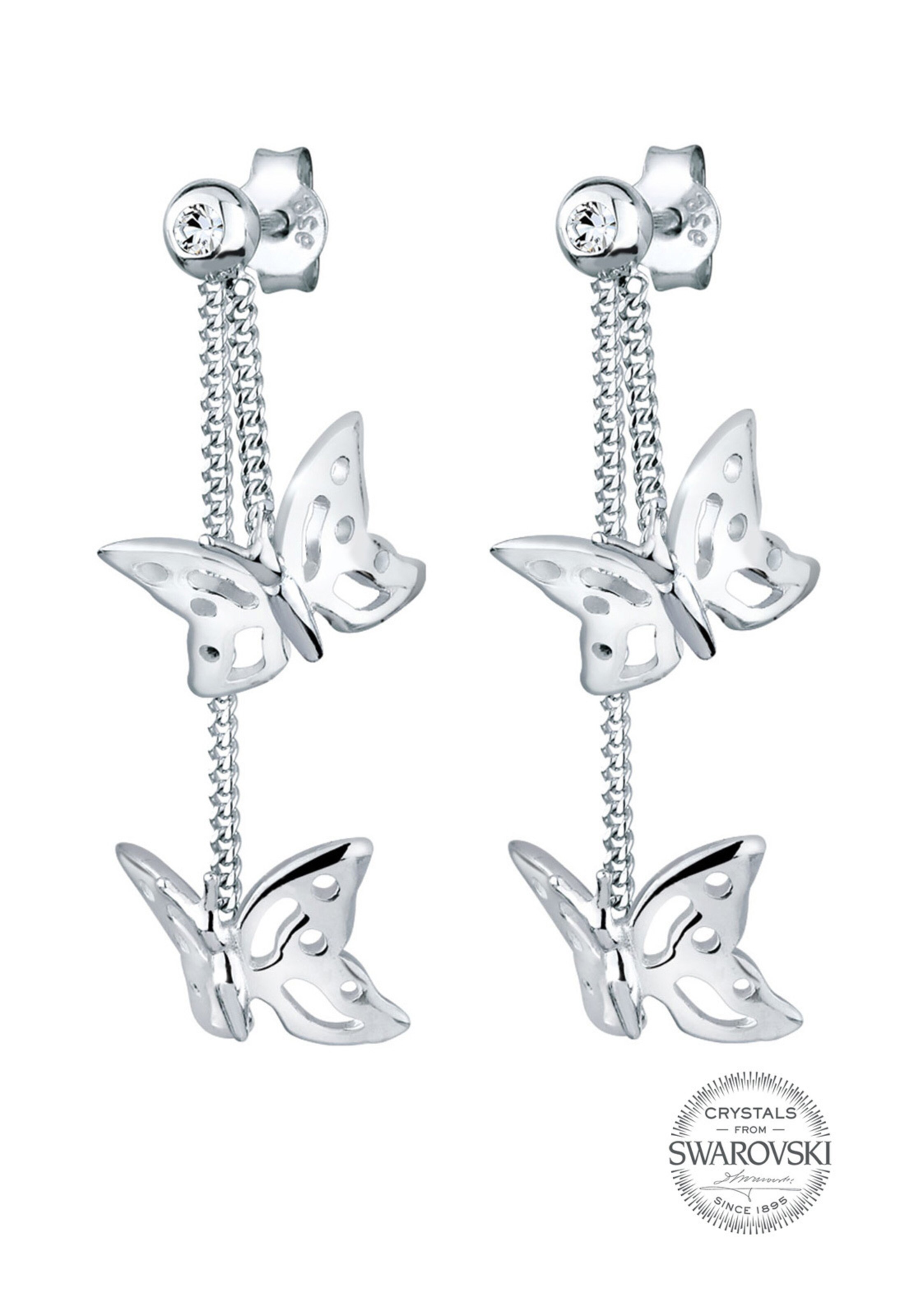 ELLI Ohrringe 'Schmetterling' in Silber