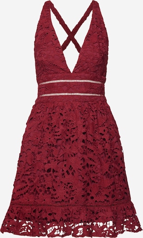 Love Triangle Sukienka koktajlowa 'SNOW STORM' w kolorze czerwony: przód
