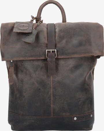 GREENBURRY Backpack in Brown: front