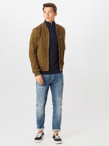 Coupe regular Pull-over 'Berg' SELECTED HOMME en bleu