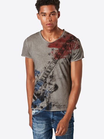 T-Shirt Key Largo en gris : devant