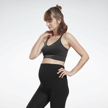 Bustier Soutien-gorge de sport Reebok en noir : devant