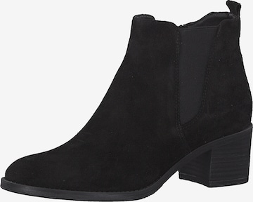 TAMARIS Chelsea boots in Zwart