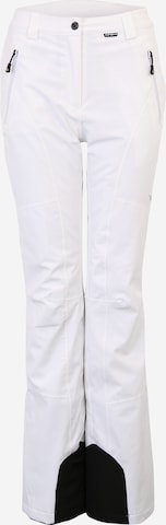 Regular Pantalon outdoor 'Noelia' ICEPEAK en blanc : devant