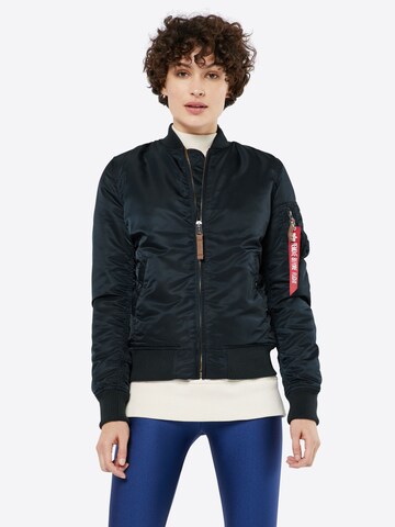 ALPHA INDUSTRIES Between-season jacket in Blue: front