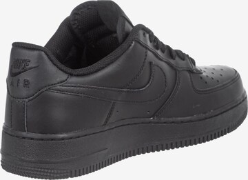melns Nike Sportswear Brīvā laika apavi 'Air Force 1'