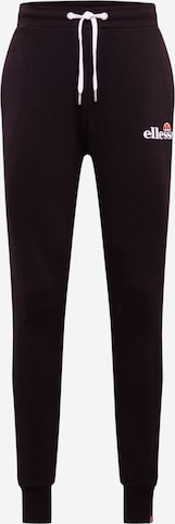 Tapered Pantaloni 'Nioro' de la ELLESSE pe negru: față