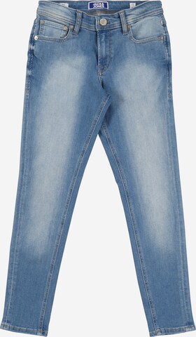 Jack & Jones Junior Slimfit Jeans 'Liam' i blå: framsida