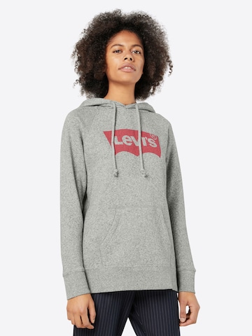 LEVI'S ® Tréning póló 'Graphic Sport Hoodie' - szürke: elől