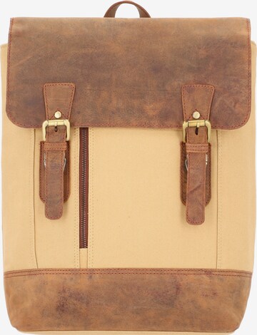 Dermata Backpack in Brown: front