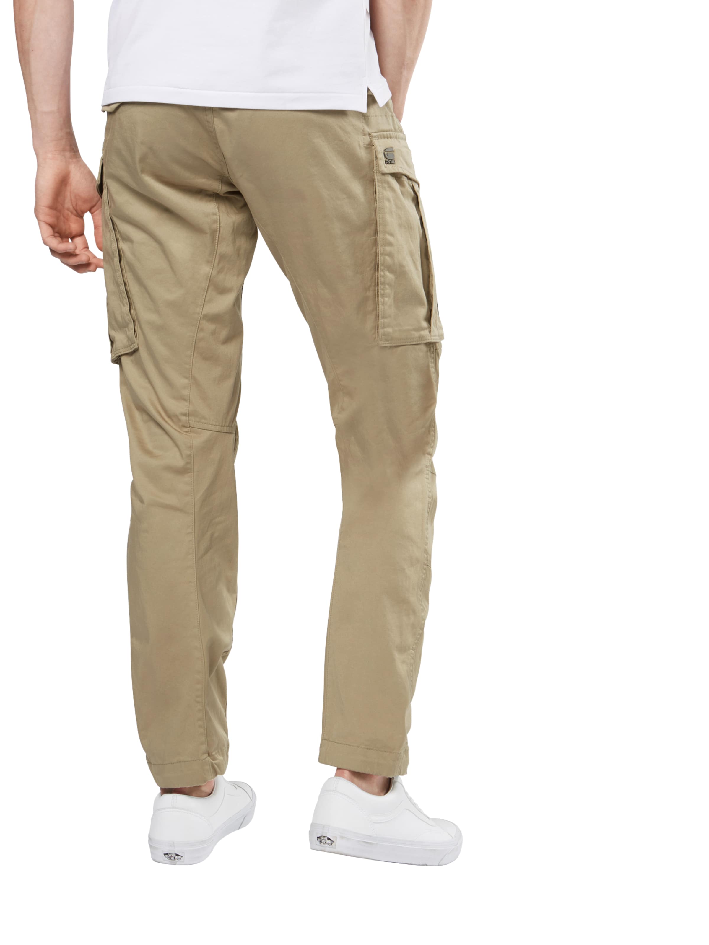 G-STAR Tapered Cargobroek in Beige